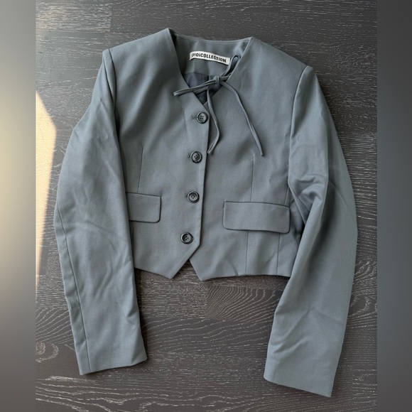 Oioi collection bow tie blazer - Picture 2 of 4